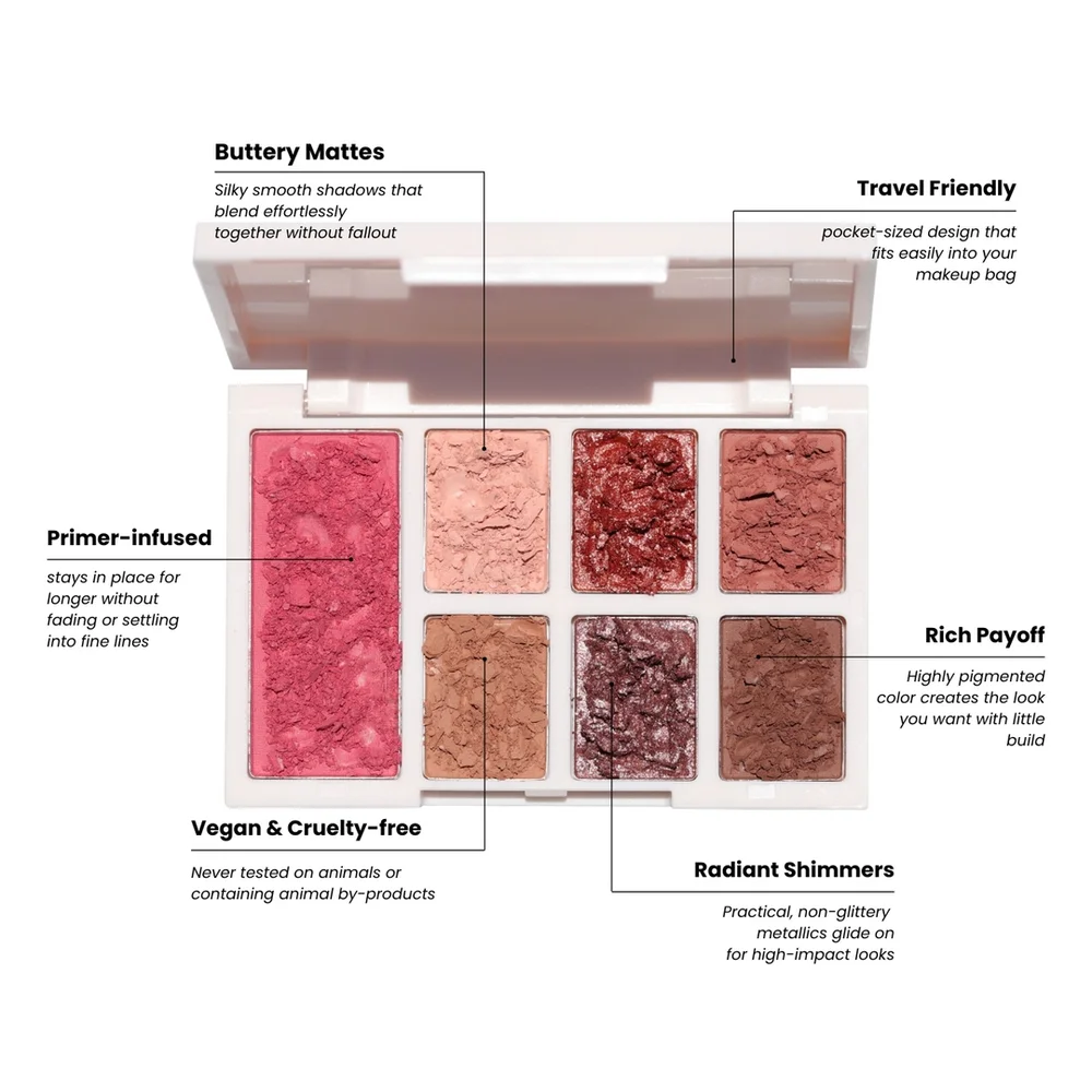 Half Caked Duality II Eye and Cheek Palette, 8.2g/0.28oz